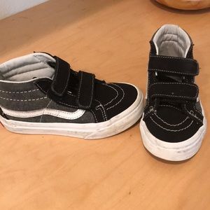 Boys Velcro Vans Hi Top